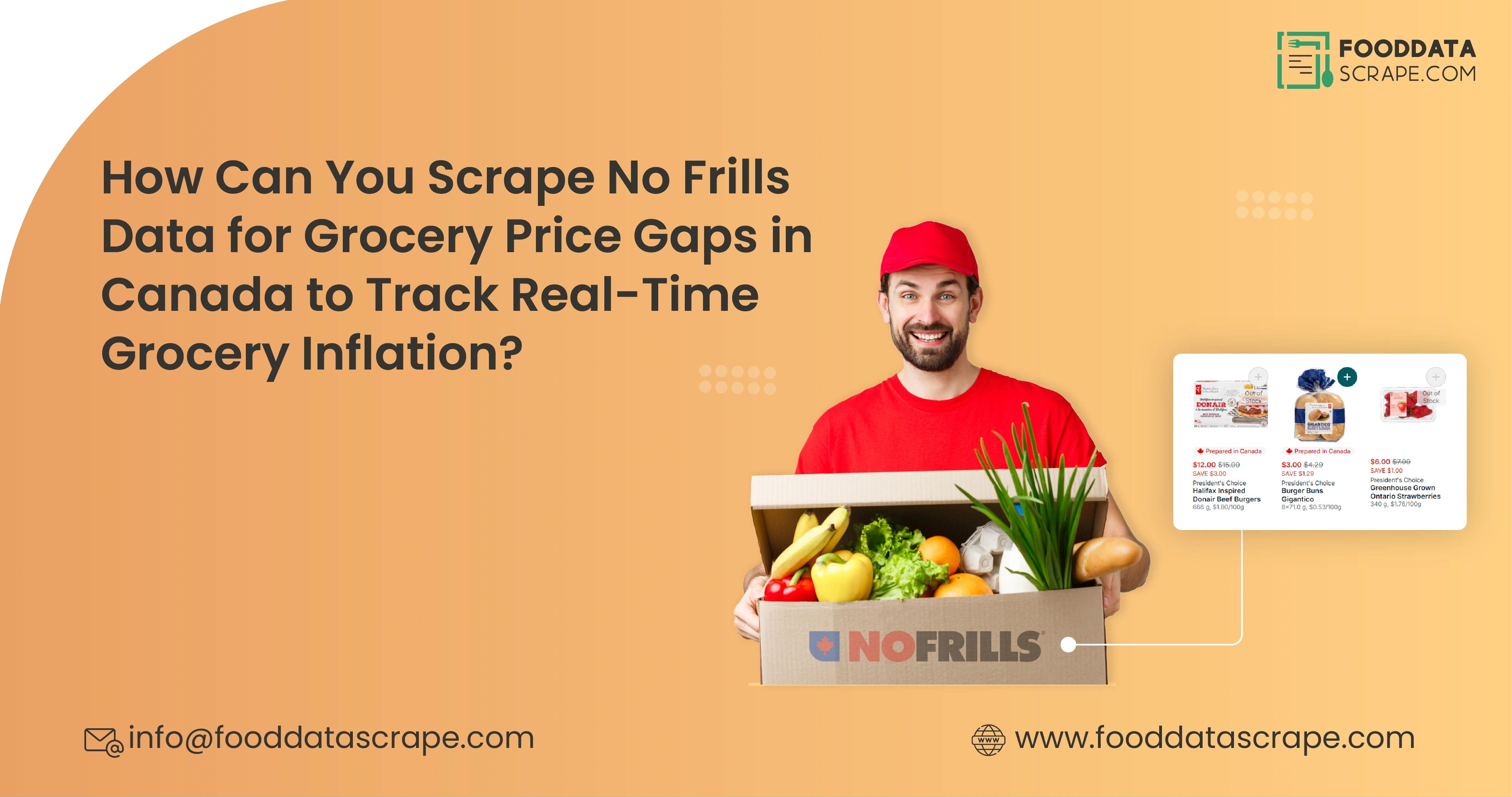 
How Can You Scrape No Frills Data for Grocery Price Gaps in Canada to Track Real-Time Grocery
                        Inflation?
